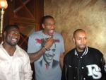 Ovie Mughelli (Falcons), Amar'e Stoudemire (Suns) & DrummaBoy