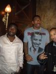 Ovie Mughelli (Falcons), Amar'e Stoudemire (Suns) & DrummaBoy