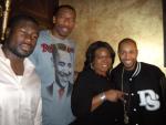 Ovie Mughelli (Falcons), Amar'e Stoudemire (Suns), Me (ATLien) & DrummaBoy