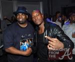 DJ LT (L) and actor Tyrese Gibson
