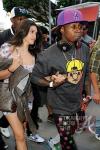 Lil Wayne and Dhea at Lakers Game 030412