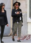 Beyonce, Mama Tina & Blue Ive Spotted in NYC 031212