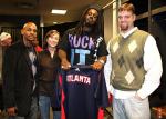 T-Pain w/Hawks Shirt