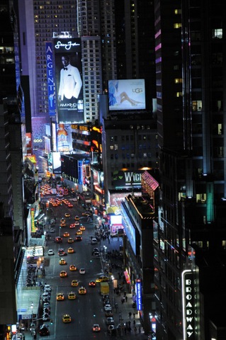 billboard in New York
