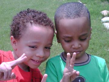 King (T.I. & Tiny's son) and Lil Rock