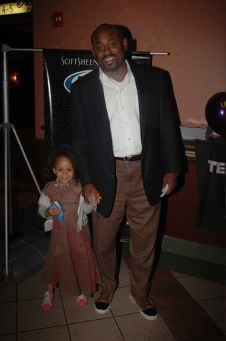 Steve Stoute and his daughter