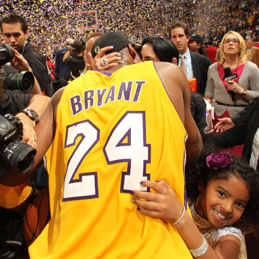 kobe bryant and wife 2010. Kobe Bryant won yet another
