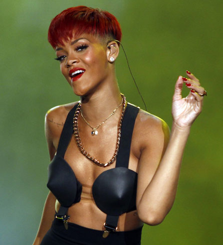 New Red Hair Rihanna. Rihanna Rocks Red Hair…