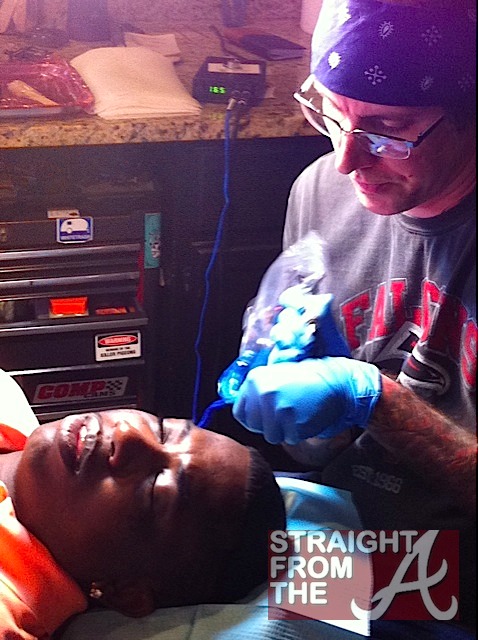gucci mane tattoo. Gucci Mane#39;s New Face Tattoo…