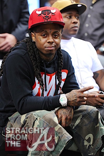 Lil Wayne Vs Waka Flocka. Lil Wayne and his entourage