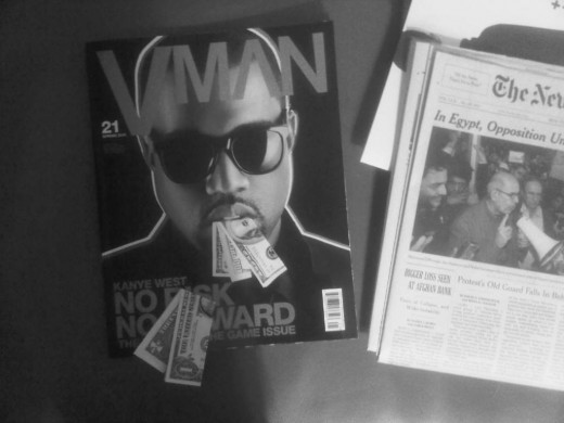 kanye west fashion icon. Kanye West graces the cover of
