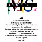 Lauryn Hill Wants Her Atlanta Fans to Know…