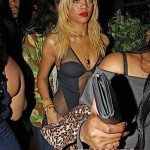 Blonde Rihanna Rocks Revealing Bodysuit in Hollywood… [PHOTOS]