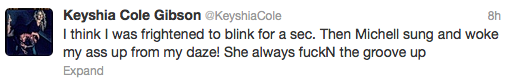 Keyshia Cole Tweet 2