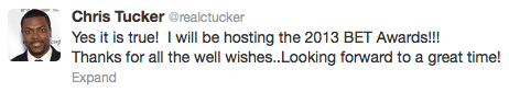 Chris Tucker Tweet