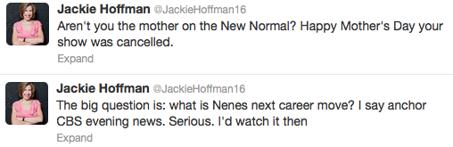 Jackie Hoffman Tweet