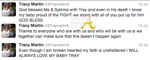 tracy martin tweet