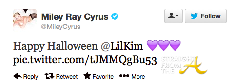 Miley Tweet