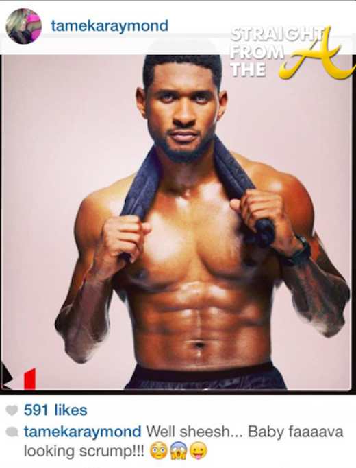 Usher Raymond Mens Health Tameka Instagram StraightFromTheA