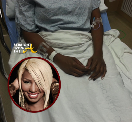 NeNe-Leakes-in-the-Hospital-With-IVs