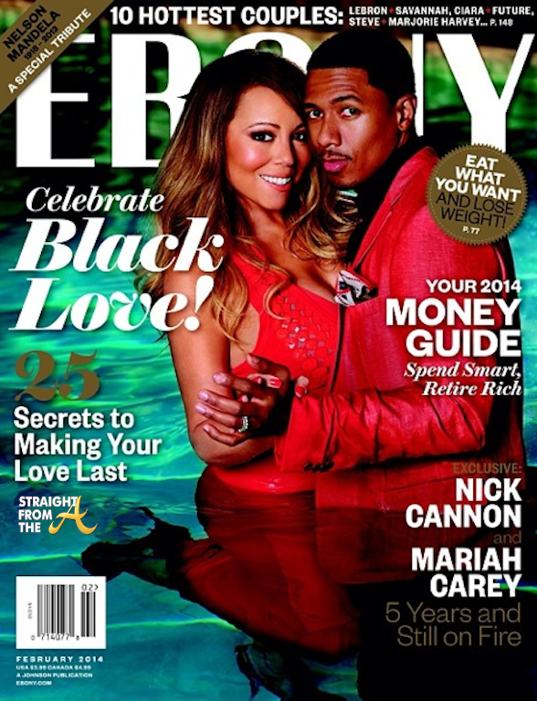 Nick Cannon and Mariah Carey Ebony Black Love 2014