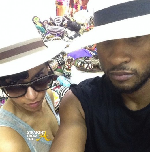 Usher and Grace StraightFromTheA 2014