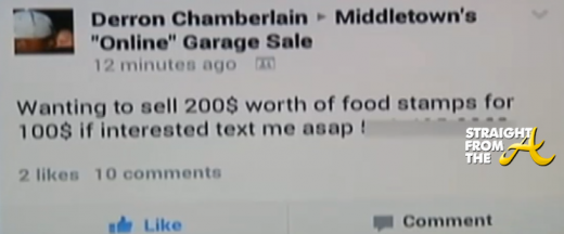 Facebook Fail - Food Stamps - StraightFromTheA