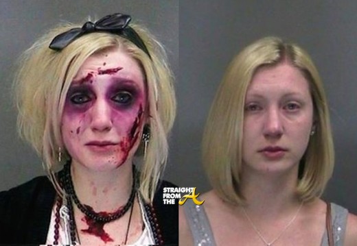 Halloween Mugshot Before and After - StraightFromTheA