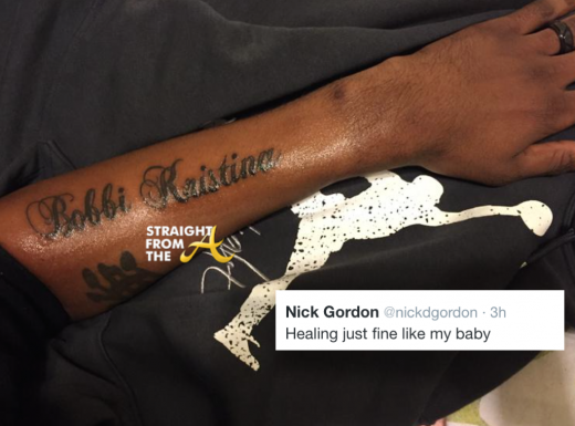Nick Gordon Tattoo - StraightFromTheA
