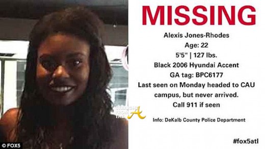 Alexis Jones Rhodes Missing 1