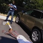 Caught on Tape! Black Man Holds White Carjacker At Gunpoint Until Police Arrive… [VIDEO]