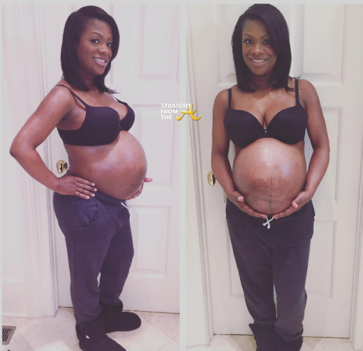 Kandi Pregnant Baby Bump