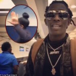 Online Backlash As Young Thug Posts Video Humiliating Black Female Airline Employee… (VIDEO)