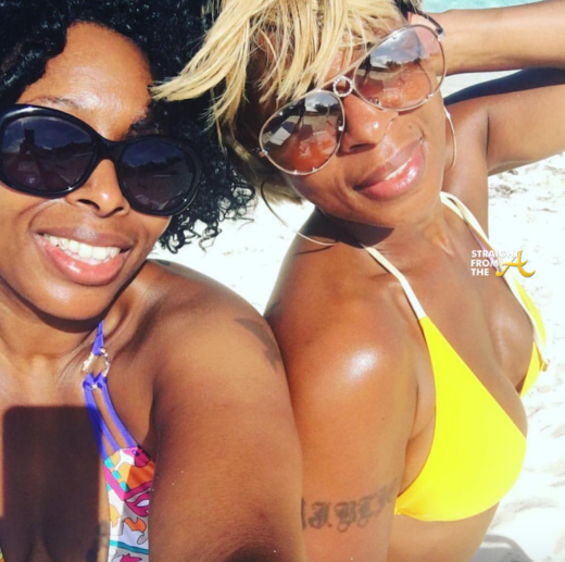 Mary J. Blige and Sister 2017