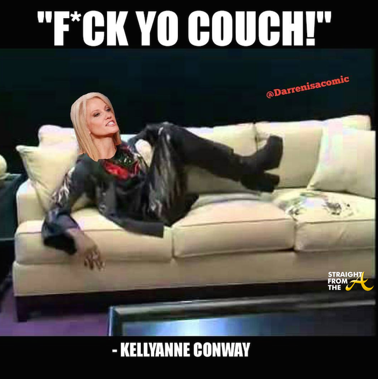 Kellyanne Conway Couch White House 2017 8 Straight From The A Sfta