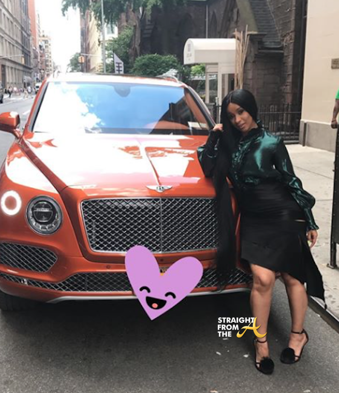 Instagram Flexin: Cardi B Buys a Bentley… (PHOTOS + VIDEO)