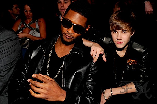 Usher and Justin Bieber