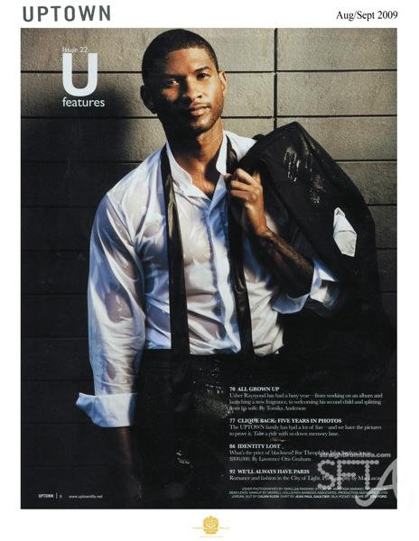 Usher ~ Uptown Magazine Shoot