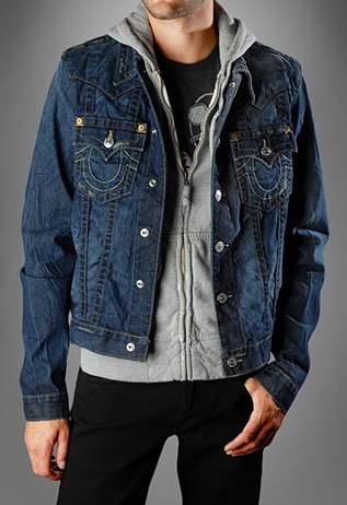 True_Religion_Jimmy_Jacket_with_Heather_Grey_Hoodie_Front- - Straight ...