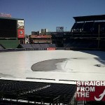 ATL Pic of the Day: Turner Field (Home of the Atlanta Braves) Covered in Ice…