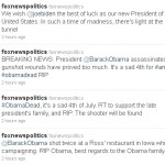 TWITTER FAIL! President Barack Obama Was NOT Assassinated but FOX News Says He Was… 