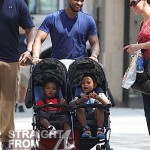 Daddy Day Care: Usher Raymond & Sons ?Stroll? Through NYC? [PHOTOS]