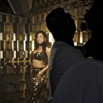 The “A” Pod ~ Trina Re-Visits The Pole in “Red Bottoms” Video Shoot… [BTS PHOTOS]