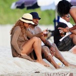 Boo’d Up ~ Newlyweds Bobby Brown & Alicia Etheridge Honeymoon on The Beach [PHOTOS]
