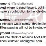 Tameka Raymond Appreciates Your Support + How She’d Like To Honor Kile…