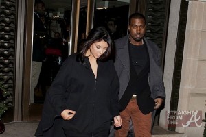 Kanye Kim Kardashian in Paris 010813-3