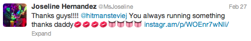 Joseline Tweet
