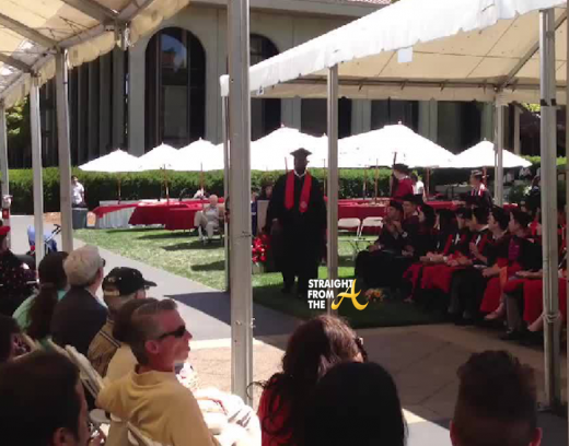 Bob Whitfield Graduates Stanford 061613-1