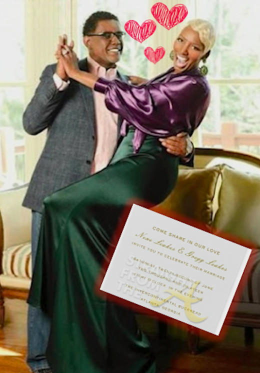 Nene Greg Leakes Wedding Invitation 2013