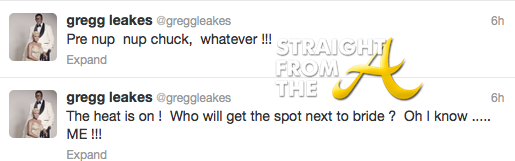 Gregg leakes tweet